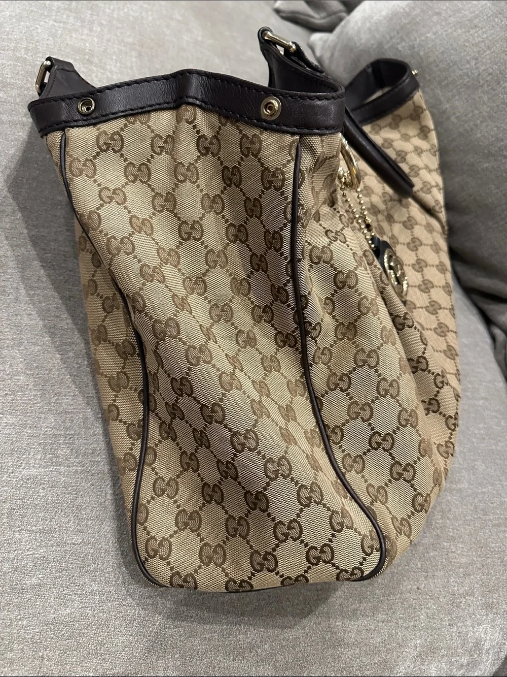 Large Gucci Sukey Shoulder bag - Picture 4 of 13